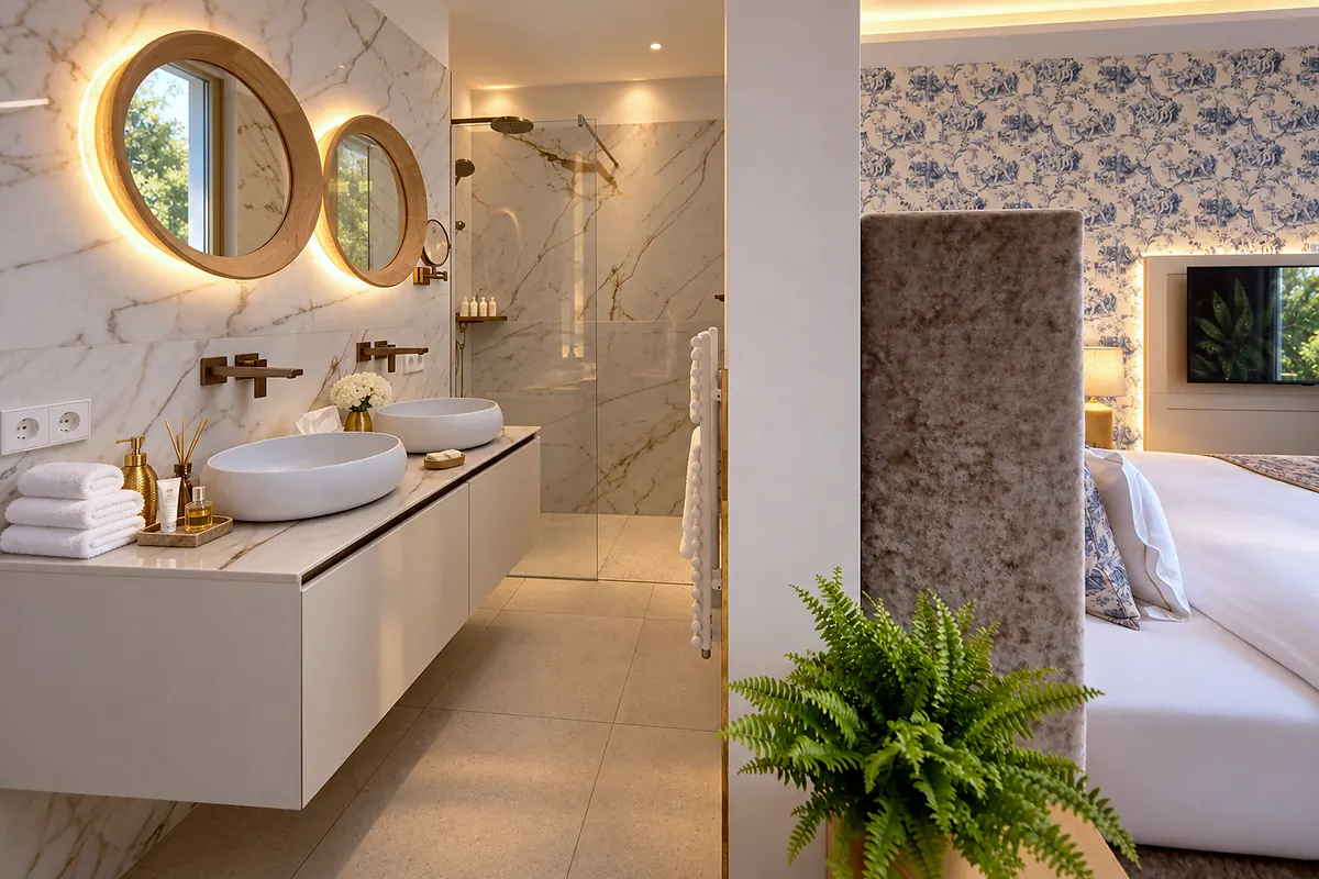 Bathroom, 03 Blauer Storch