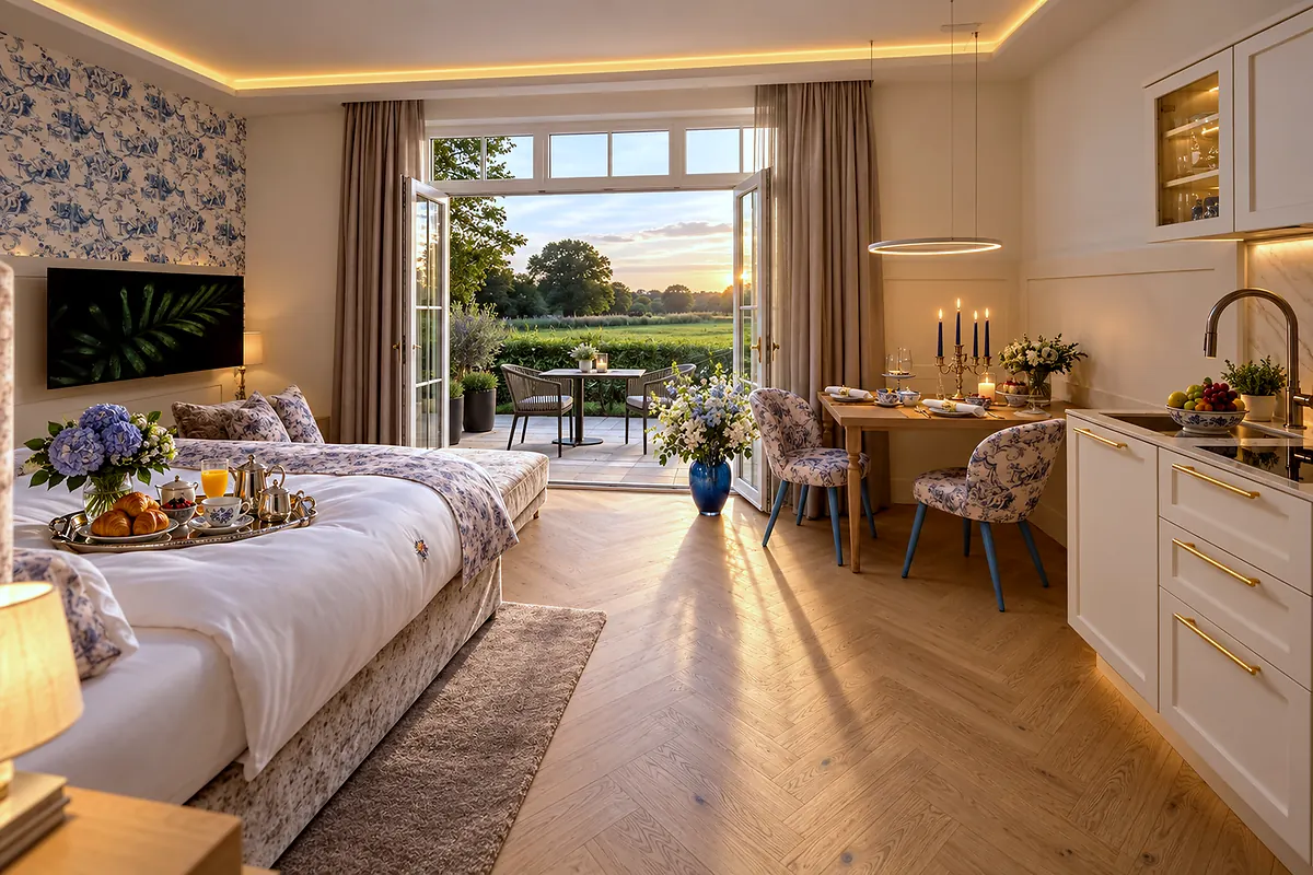 Living area, 03 Blauer Storch