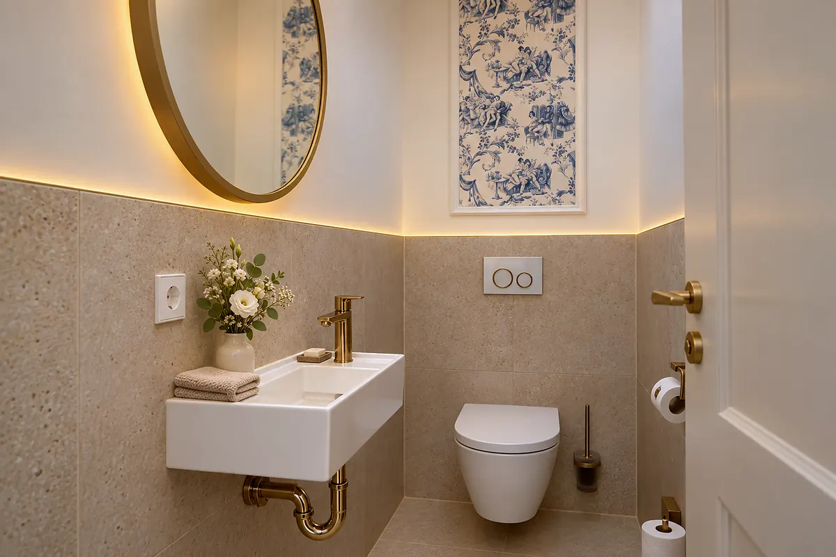 Guest WC, 07 Blauer Pfau