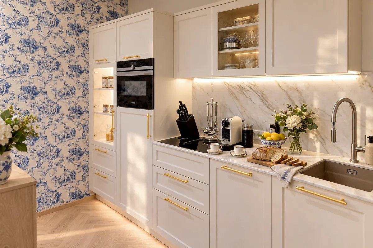 Kitchen, 07 Blauer Pfau