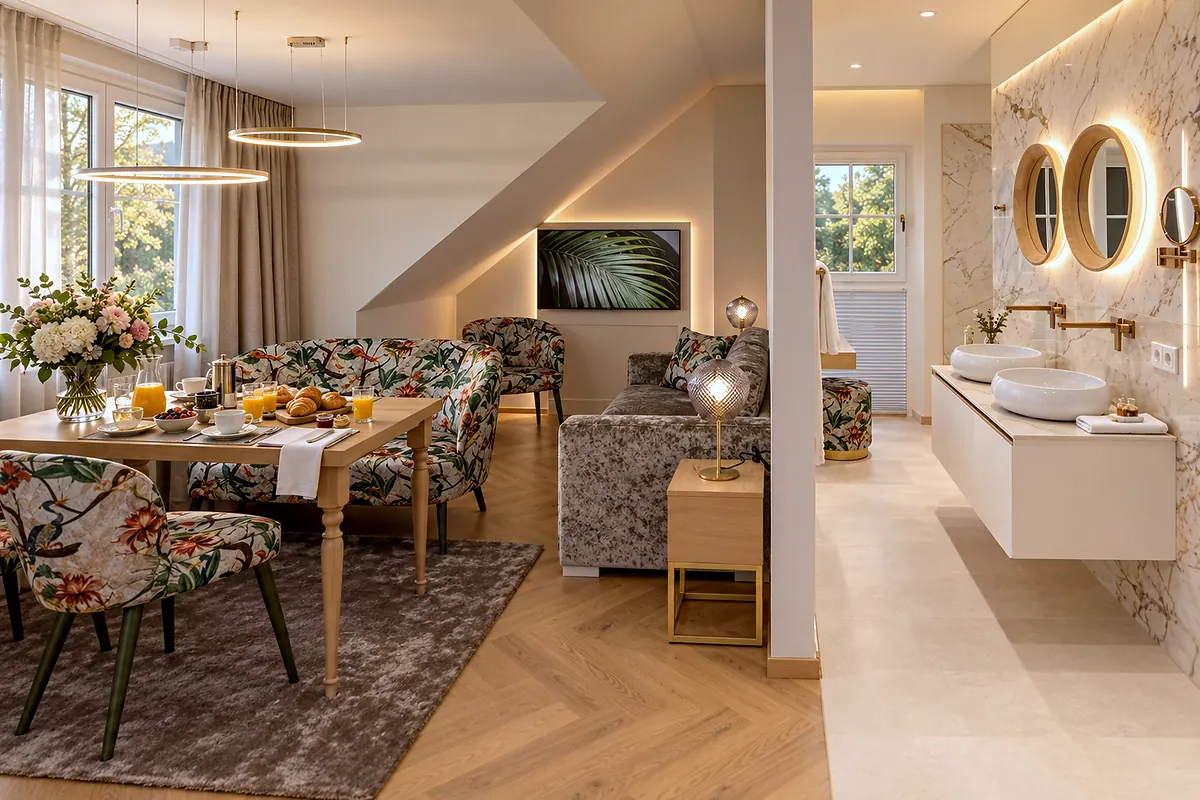 Dining table, second view, 08 Paradiesvogel