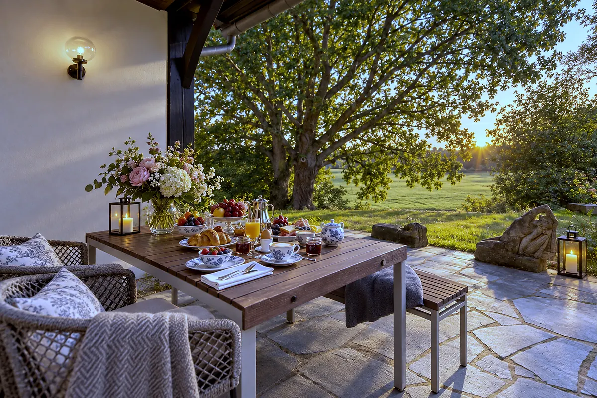 Terrace, second view, 11 Nymphensittich