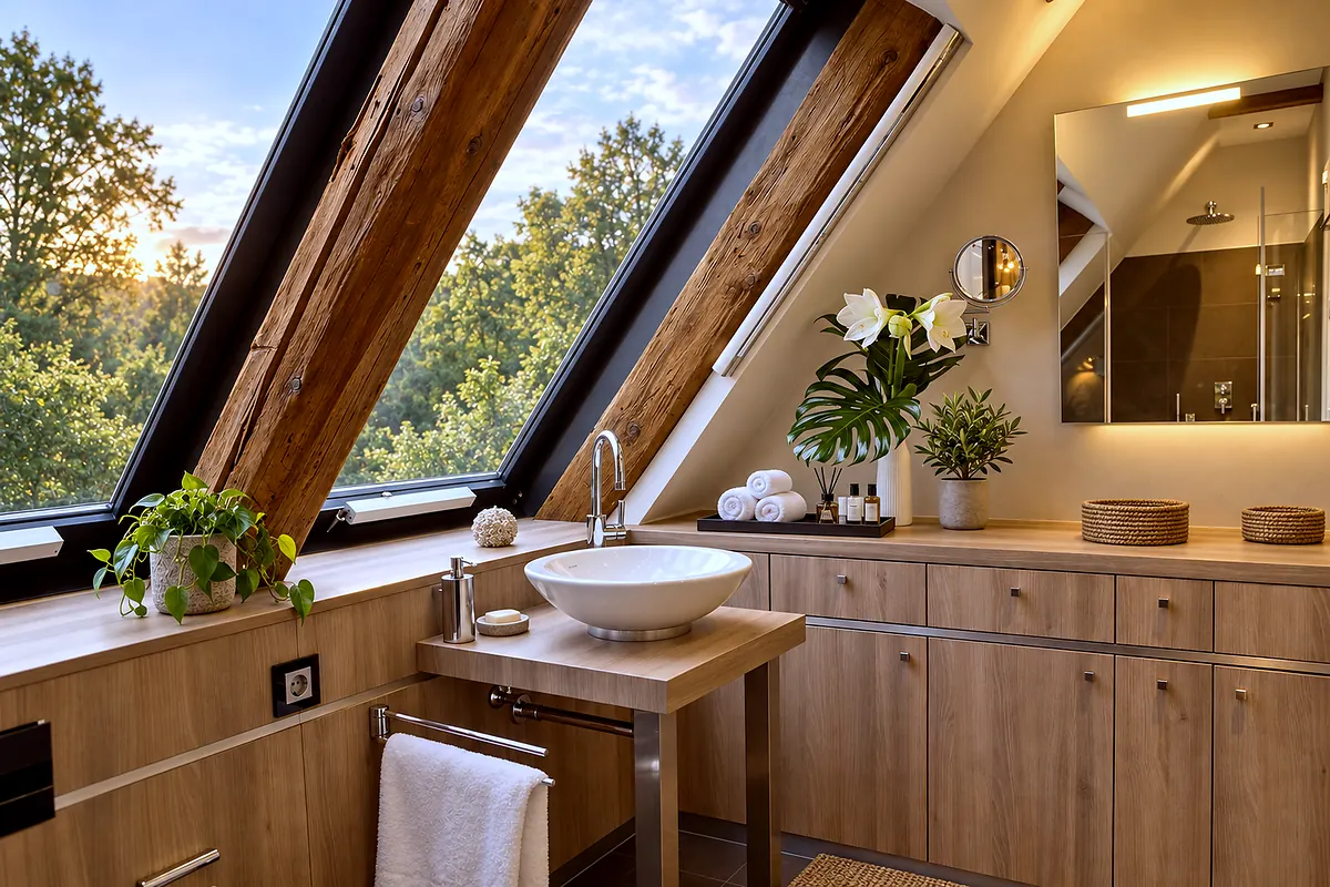 Bathroom, 13 Silberreiher