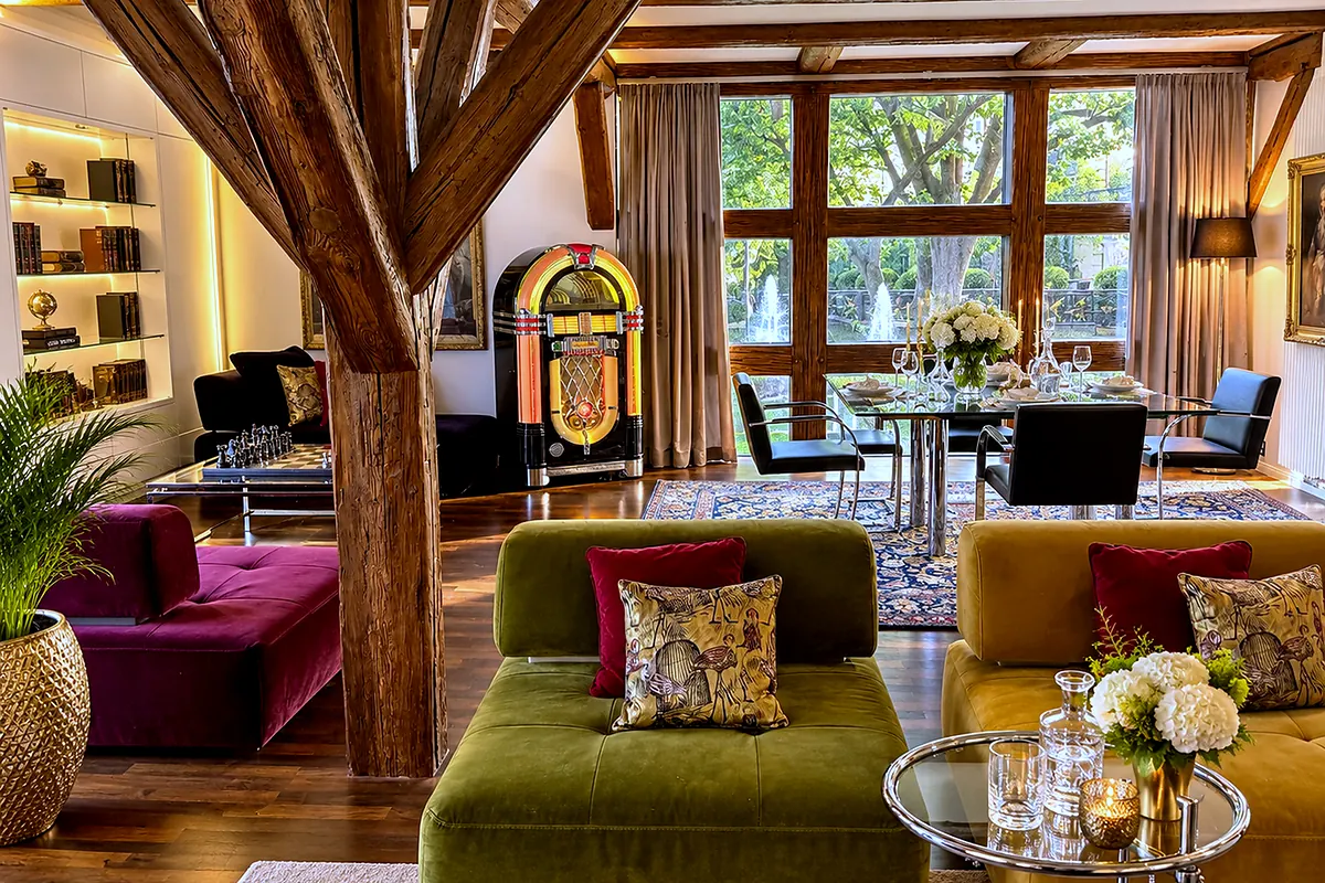 Living area, 14 Schwarzer Schwan
