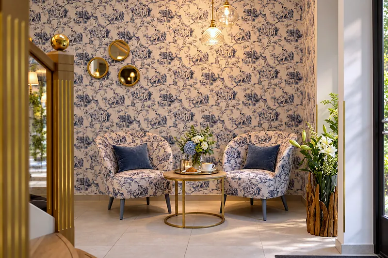 A seating corner in the house