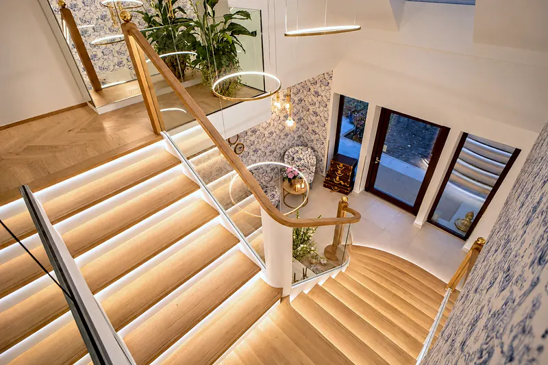 The staircase